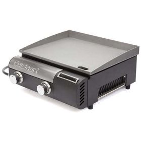 Gourmet Two Burner Gas Griddle