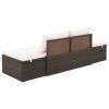 Garden Bed Brown 76.8"x23.6" Poly Rattan