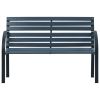 Garden Bench 47.2" Gray Wood