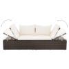 Garden Bed Brown 76.8"x23.6" Poly Rattan