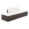 Garden Bed Brown 76.8"x23.6" Poly Rattan