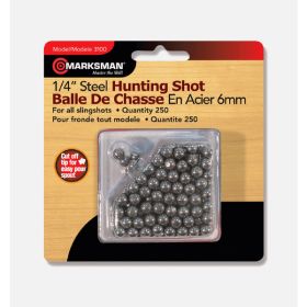 Beeman 1/4" Steel Shot BB's (250 Count)