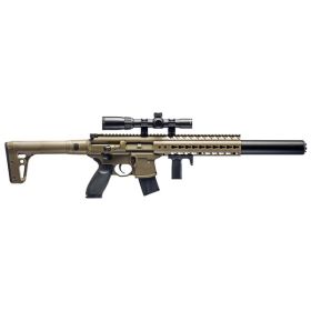 Sig Sauer MCX .177cal CO2 Powered Pellet Air Rifle with 1-4x24mm Scope - Flat Dark Earth