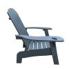 Outdoor or indoor Wood Adirondack chair with an hole to hold umbrella on the arm