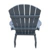 Outdoor or indoor Wood Adirondack chair with an hole to hold umbrella on the arm